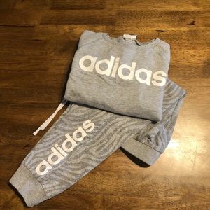 GUC Girl’s Adidas Set Sweatshirt/Pants SZ M 10/12